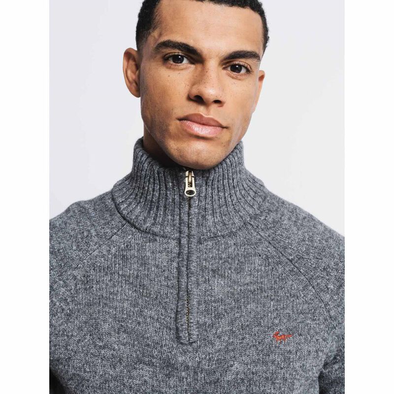 Aubin Bream Zip Neck Jumper image number 2